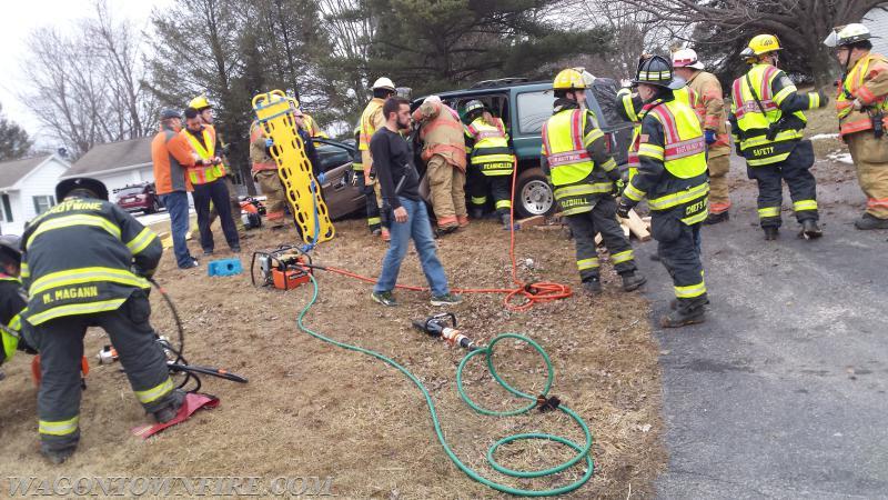 Entrapment assist Rt. 82 - Wallace Twp. - March 2015
